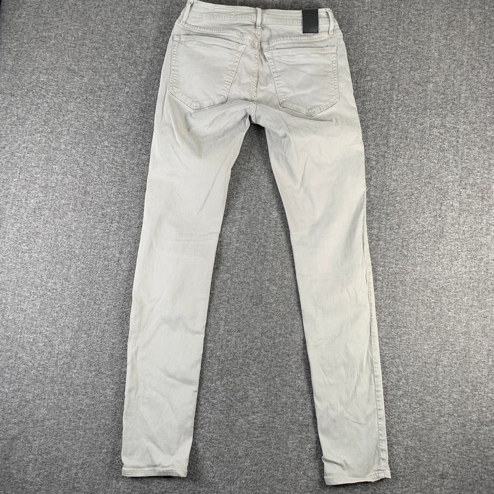 Aviator Jeans Men 30x30 Steel Grey Slim Stretch Pant - Picture 12 of 14